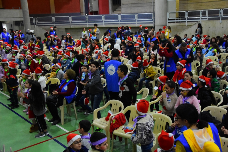 Saint Vincent de paul celebrating Christmas at Jesus & Mary school